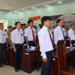 Toàn cảnh đại hội Đảng bộ công ty TNHH Một thành viên Dịch vụ công ích huyện Cần Giờ, nhiệm kỳ 2015 – 2020
