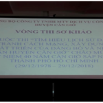 1- Phong chữ hội thi